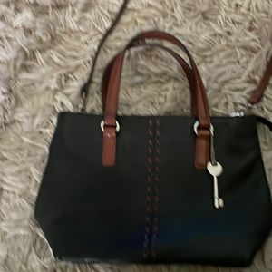 Fossil crossbody handbag with handles